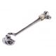 Cabin Hook Chrome 6in (HE233L)