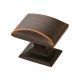 Amerock Candler Knob Rectangle Oil Rubbed Bronze 1-1/4in (BP29340ORB)