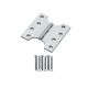 Hinge Parliament Satin Chrome with Screws 4in x 4in