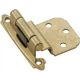 Hinge Self Closing Antique Brass Crank 3/8in (BP3428BB) pair