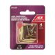 Inside Corner Brace L Shaped Bright Brass 1 x 1/2 in. 4pk (5461694)