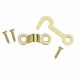 Hook and Staple Brass 1-1/8in 2pc (5300215)