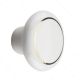 Knob Ceramic White with Gold Ring (311-31-V)