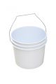 Pail Plastic with Cover 1gal (11PC125)