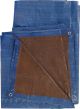 8ft x 10ft Blue/Brown Poly Tarp