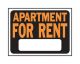 Sign Apartment For Rent 9in x 12in (58517)