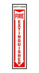 Sign Fire Extinguisher 4in x 18in (5016407)