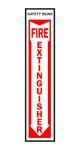 Sign Fire Extinguisher 4in x 18in (5016407)