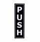 Sign Push 2in x 8in (79198)
