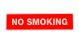 Sign No Smoking 2in x 8in (79202)