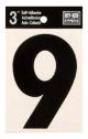 Number 9 Self Adhesive 3in