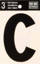 Letter C Self Adhesive 3in