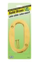 Number 0 House Solid Brass