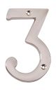 Number 3 House Satin Nickel
