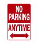 Sign No Parking 12in x 18in (79192)