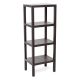 Tatay Lombok Rectangular Rack Brown 4 Shelf (4481000)