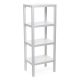 Tatay Lombok Rectangular Rack White 4 Shelf (4481001)
