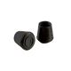 Furniture Rubber Tip 1/2in Black