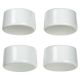 Furniture Tip Plastic White 3/4in (56922)