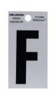 Letter F Reflective 2in