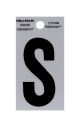 Letter S Reflective 2in