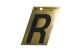 Letter Black/Gold R 3in