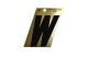 Letter Black/Gold W 3in