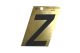 Letter Black/Gold Z 3in
