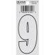 Self Adhesive Number White #9 3in