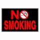 Sign No Smoking 8in x 12in