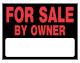 Sign For Sale By Owner 15in x 19in (840030)