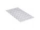 Tatay Non-Slip PVC Bath Mat 70cm x 36cm White (5510201)