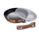 Berlinger Haus Marble Coated Fry Pan with Detachable Handle Rose Gold 11 in.