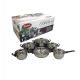 Bistro Cookware Set Stainless Steel 12 pcs (713-0457607)