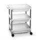 Vegetables Trolley 3 Tier White