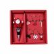 Christmas Stopper Wine Charm Set 6pc (180-0400013)