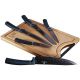 Berlinger Haus Knife Set With Bamboo Cutting Board 6pc
