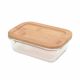 Glass Food Container with Bamboo Lid 370ml (170458290)