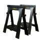 Sawhorse Black 26-7/8in x 2-1/8in 1000lbs (pair)