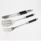 BBQ Tool Set Stainless Steel 3pc (PA-30196B)
