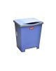 Millenium Trash Bin with Pedal Blue 23lt