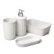 Tatay Bathroom Set Baobab White Pergamon 4pcs  (6391101)