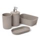 Tatay Bathroom Set Baobab Taupe 4pcs  (6391103)