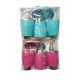 Bathroom Set Blue Pink 4pcs (734-35840)