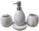 Bathroom Soap & Bath Set 4pc (734-35313)