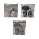 Bathroom Solutions Bathroom Set 3 pcs Assorted Colours (795600090)