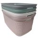 Laundry Basket Assorted 35l (027100020)