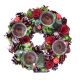 Santini Wreath with Four Candle Holders (140-0500131)