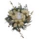 Wreath With Poinsettia And Xmas Balls (140-5702022)