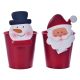 Santini Santa / Snowman Pot Assorted 4 in. (201-9200035)